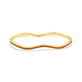 Roter Emaille-Armreif aus Gold