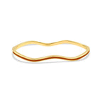 Roter Emaille-Armreif aus Gold