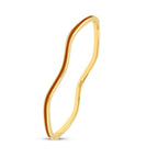Roter Emaille-Armreif aus Gold