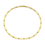 Waben-Halskette aus Gold