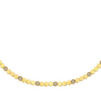 Waben-Halskette aus Gold