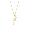 Design-Halskette aus Gold