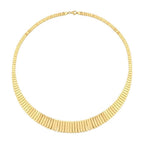 Gold Gemusterte Halskette