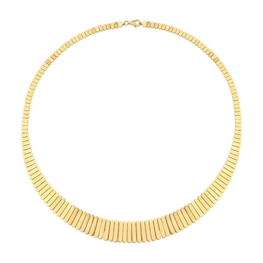 Gold Gemusterte Halskette
