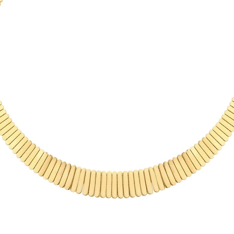 Gold Gemusterte Halskette