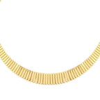 Gold Gemusterte Halskette