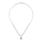 Design-Collier mit Reihensteinen aus Gold