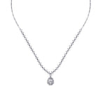 Design-Collier mit Reihensteinen aus Gold