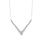 Gold Collier Halskette mit Steinen