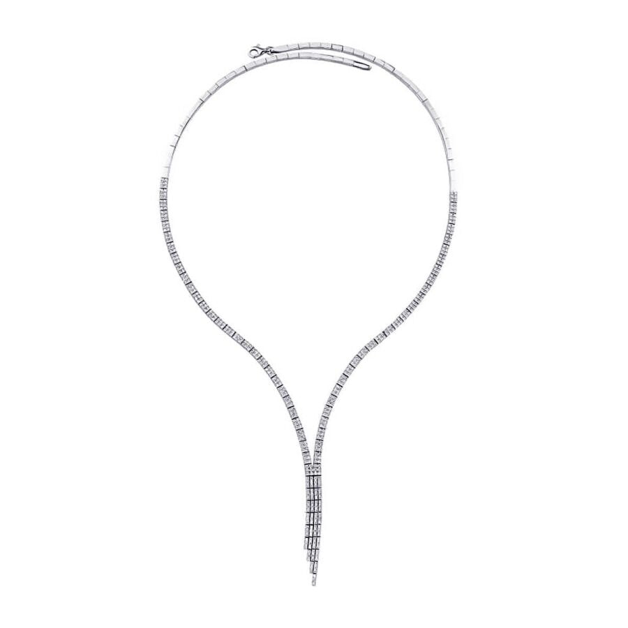 Tennis-Collier aus Gold