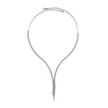 Tennis-Collier aus Gold