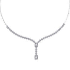 Baguette-Collier in Reihe aus Gold