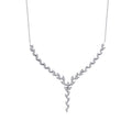 Tennis-Blätter-Collier aus Gold