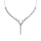 Tennis-Blätter-Collier aus Gold