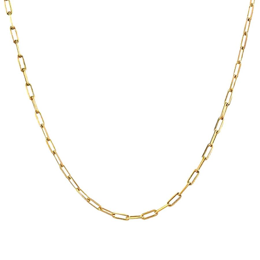 Büroklammerkette aus Gold