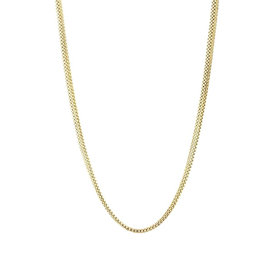 Fischgräten-Halskette aus Gold