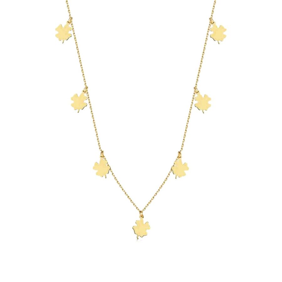Gold Clover Ketten Halskette