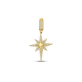 Nordstern-Charm aus Gold