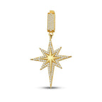 Nordstern-Charm aus Gold