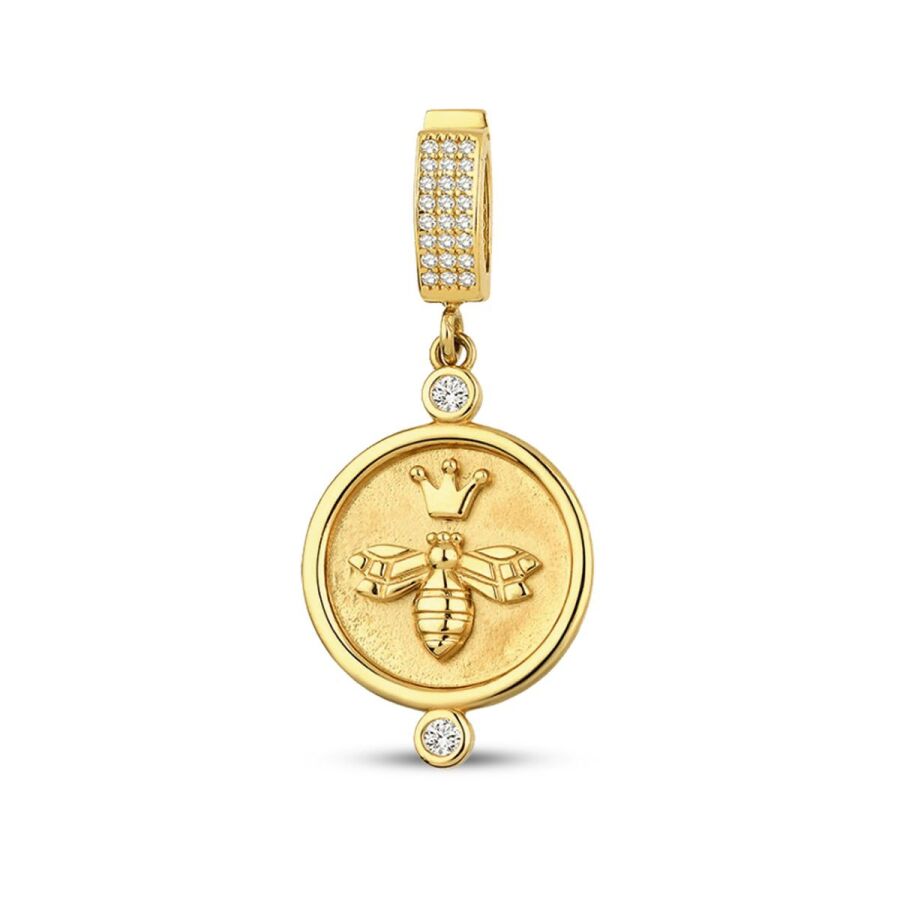 Bienen-Charm aus Gold