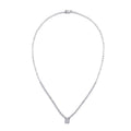 1.56 ct. Diamant Baguette Halskette