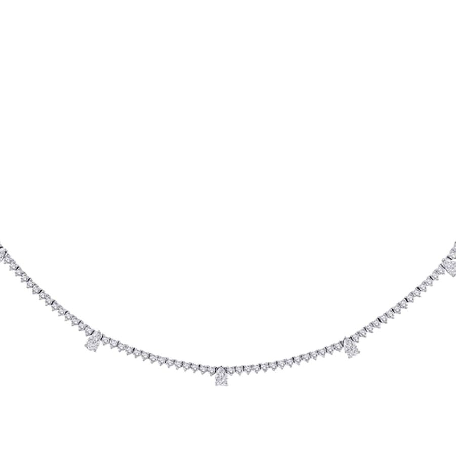4.02 ct. Diamant Halskette
