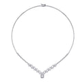 2.30 ct. Diamant Baguette Halskette