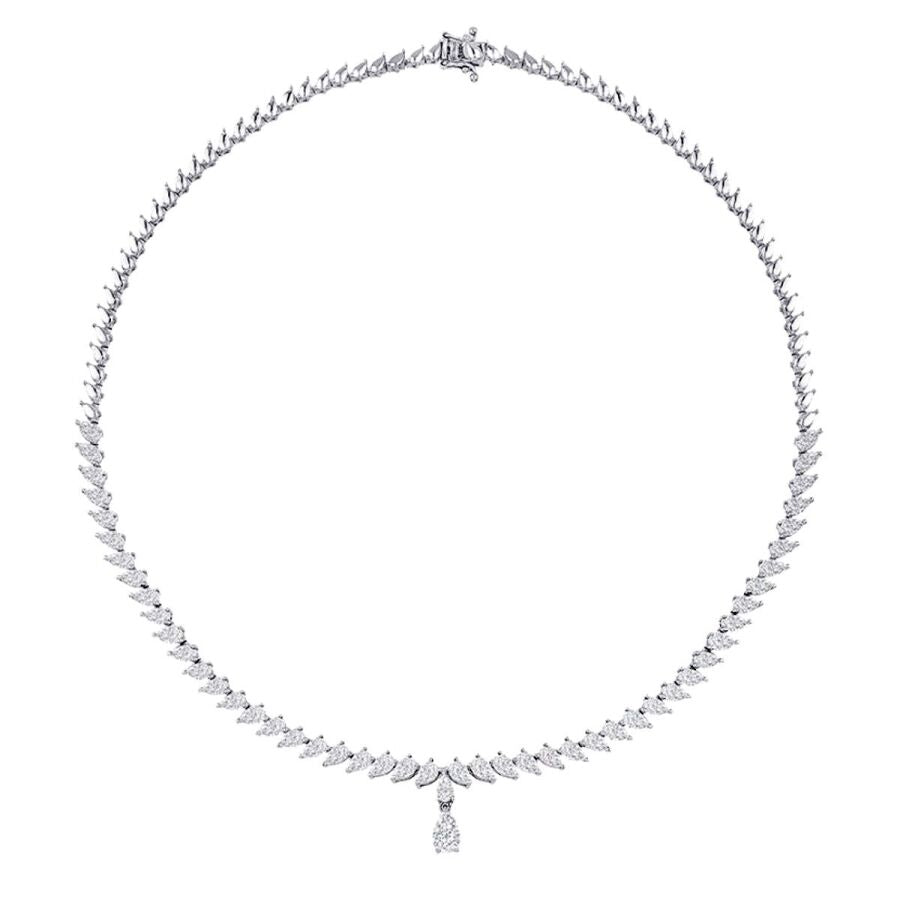 10,64 ct. Diamant Collier