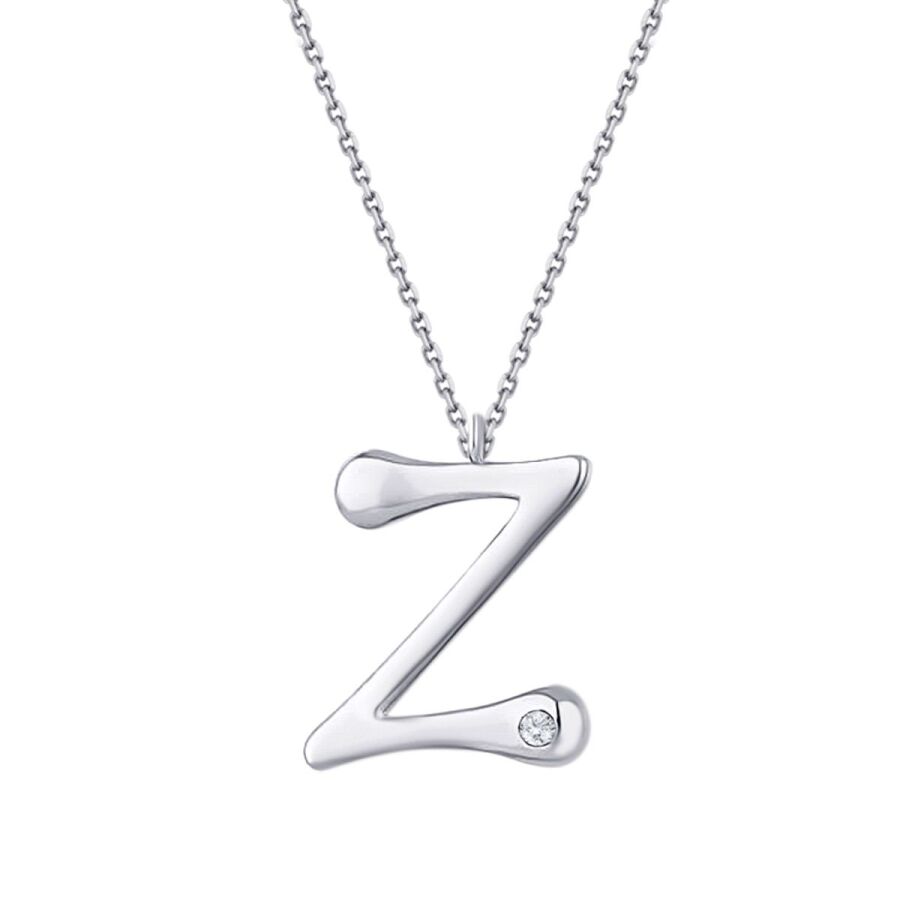 0,02 ct. Diamant Halskette Buchstabe Z