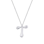 0,04 ct. Diamant Halskette Buchstabe T