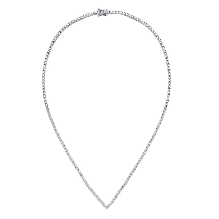 4.00 ct. Diamant Tennis Halsband