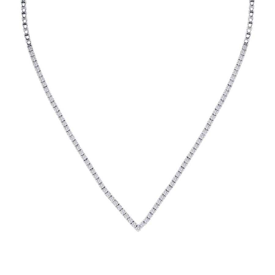 4,00 ct. Diamant Tennis Collier
