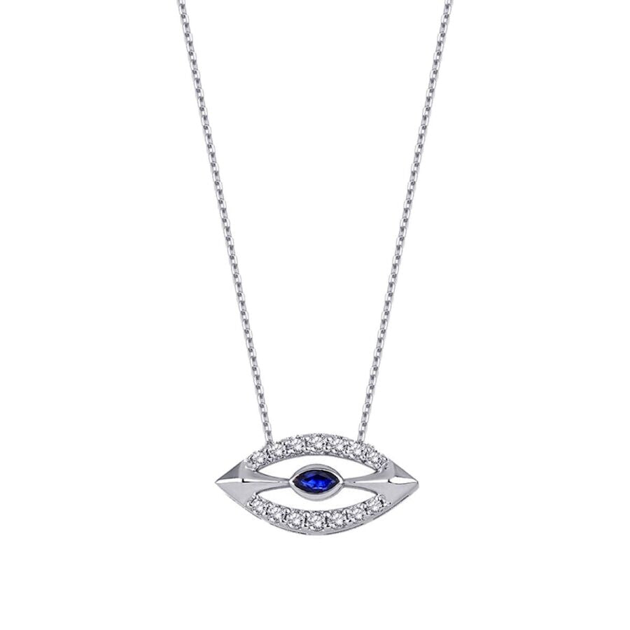 0.29 ct. Diamant Saphir Halskette