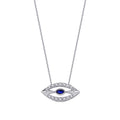0,29 ct. Diamant Saphir Halskette
