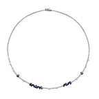 5,99 ct. Diamant Saphir Collier