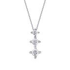 0,10 ct. Diamant Tria Halskette