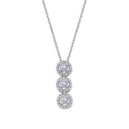 0,46 ct. Diamant Tria Halskette