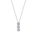 0,46 ct. Diamant Tria Halskette