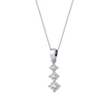 0,40 ct. Diamant Tria Halskette