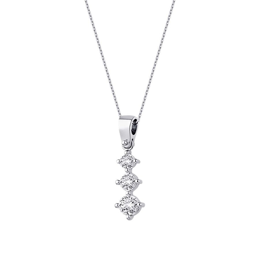 0.40 ct. Diamant Tria Halskette