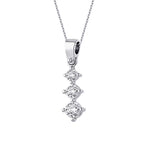 0,40 ct. Diamant Tria Halskette