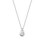 0,22 ct. Diamant Solitärhalskette
