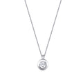 0.22 ct. Diamant Solitär Halskette