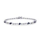 1,67 ct. Diamant Saphir Armband