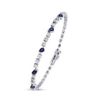 1,67 ct. Diamant Saphir Armband