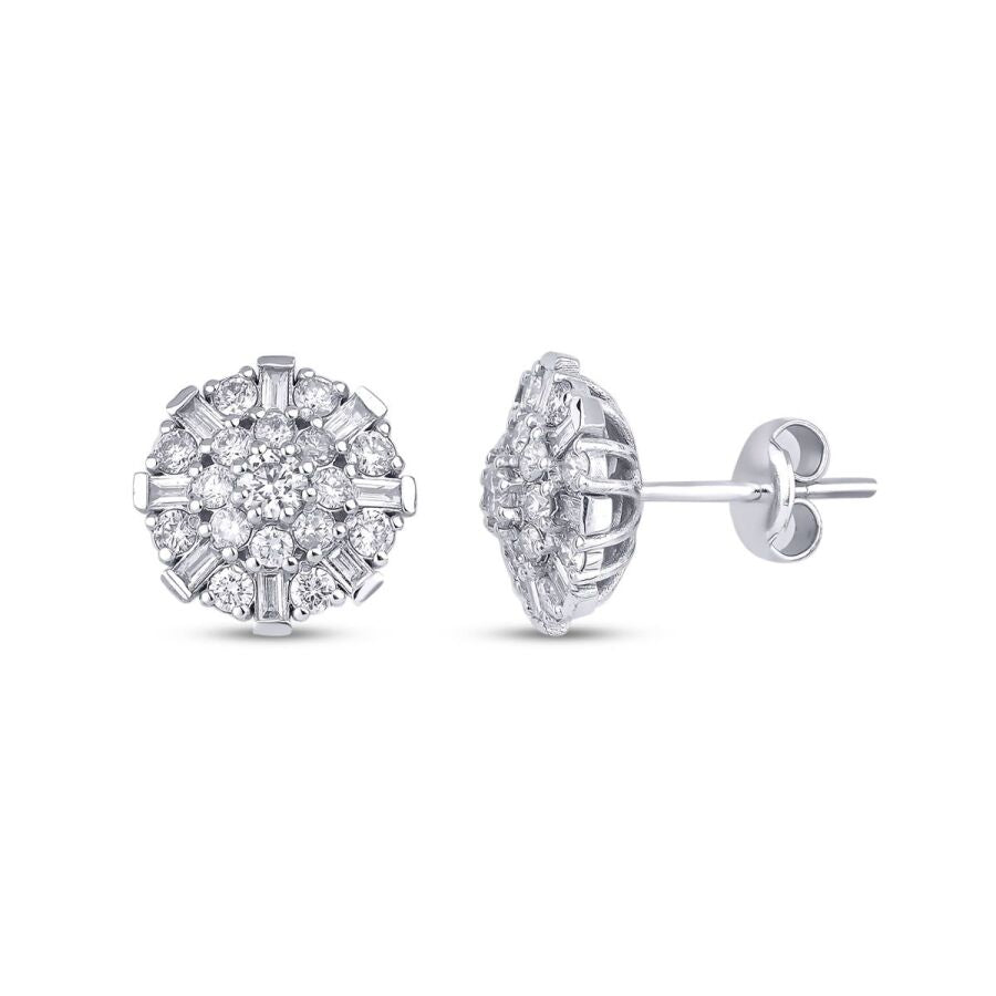 1,28 ct. Diamant Baguette Ohrringe