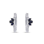 1.30 ct. Diamant Saphir Ohrringe
