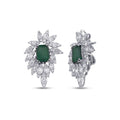 5,00 ct. Diamant Smaragd Ohrringe