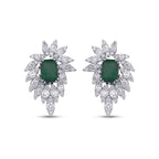 5,00 ct. Diamant Smaragd Ohrringe
