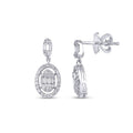 0,42 ct. Diamant Baguette Ohrringe